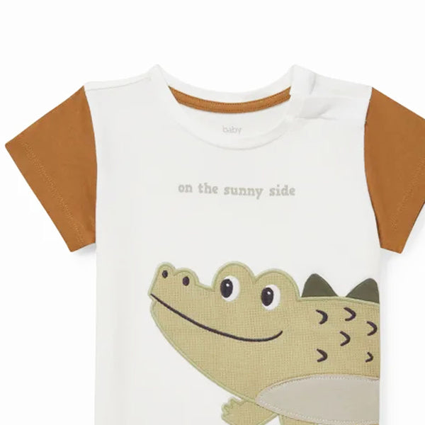 CA On The Sunny Side Crocodile Patch T-Shirt