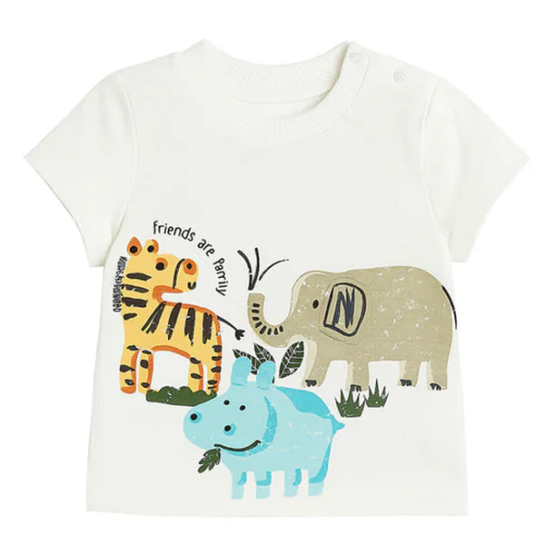 Topo mini Boy Animal Printed T-shirt