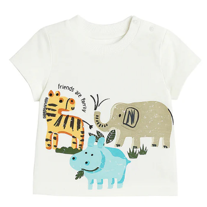 Topo mini Boy Animal Printed T-shirt