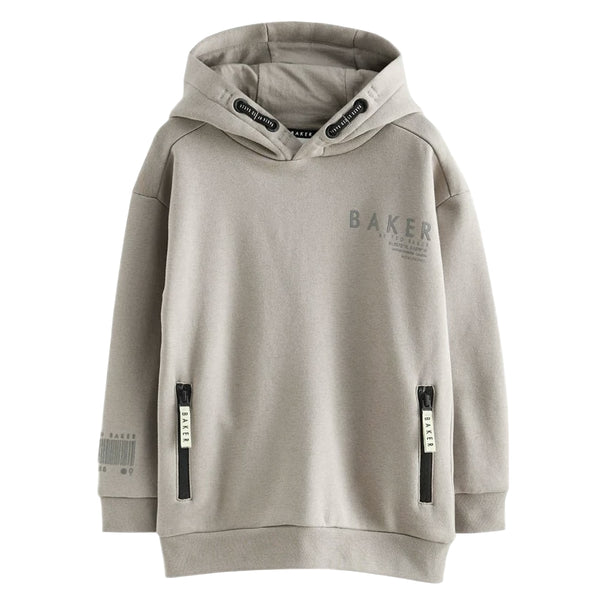 BKR Boy Cream Front Zip Hoodie