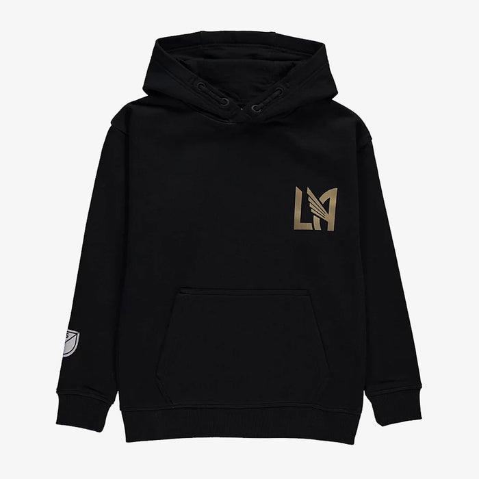 Boy Black LA Football Club Printed Hoodie