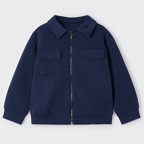 Boy Blue Front Pocket Zipper