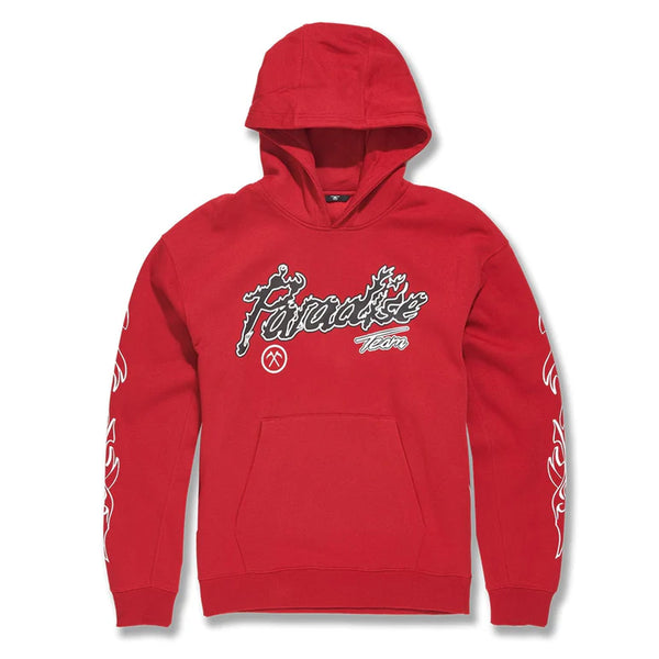 JC Red Chicago Paradise Printed Hoodie