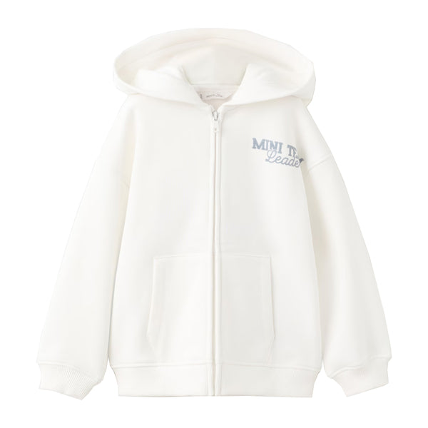 MNG White Uni Mini Team Leader Hoodie