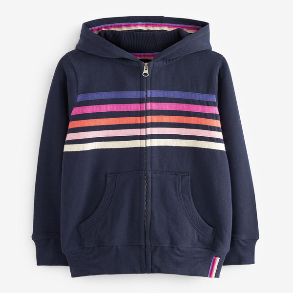 NXT Girl Purple Colorful Strips Hoodie