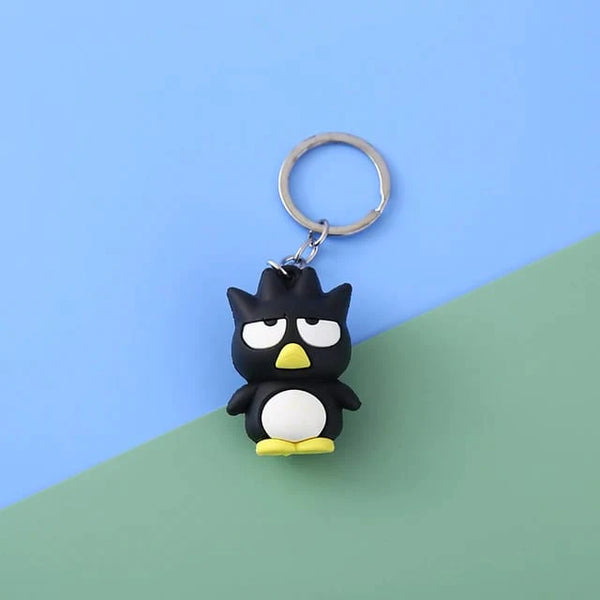 Hello Kitty Theme Badtz Maru Keychain