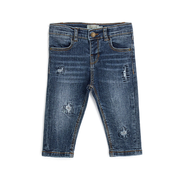 OM Boy Denim Blue Rough Pant