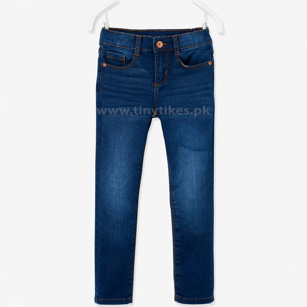 VB Girl Denim Blue With Golden Button Pant