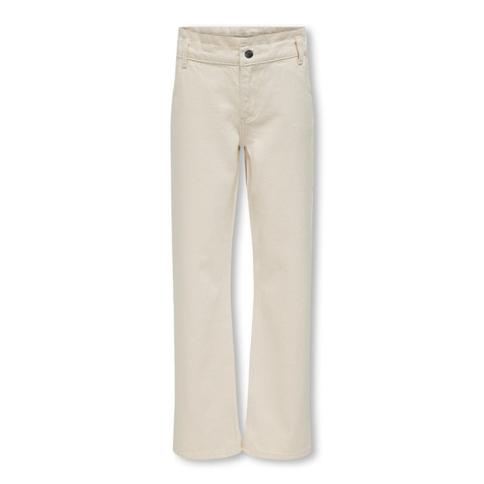ON LY Off-white Girl Denim Palazzo