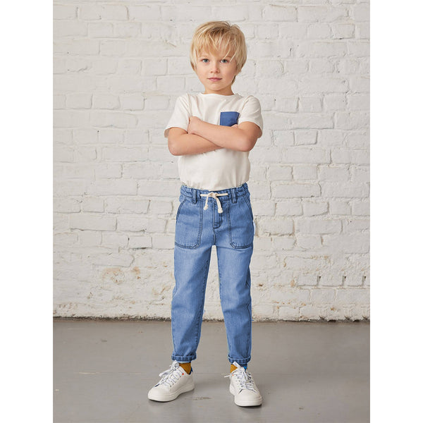 VBD Girl Denim Blue Jogger Pant