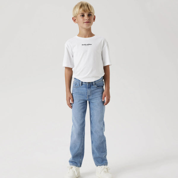 N IT Straight Leg Jeans Light Blue Denim