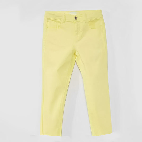 KIA BI Girl Slim Denim Yellow Pant