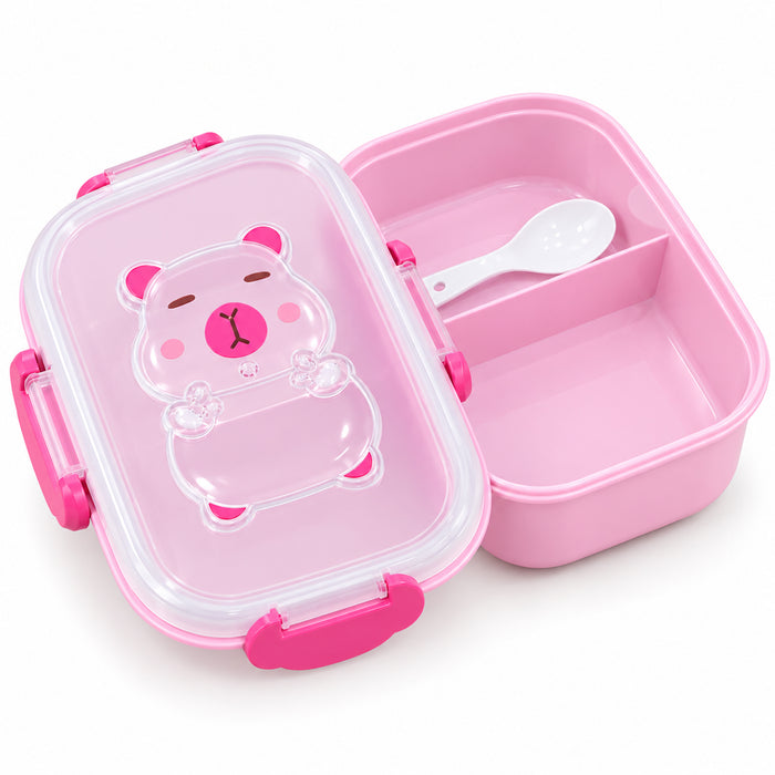 KIDS Bear Design Lunch Box-2 Food Compartments