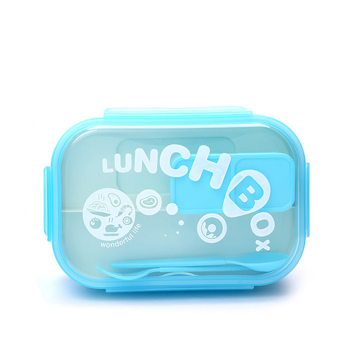 KIDS Plastic Lunch Box-3 Food Compartments