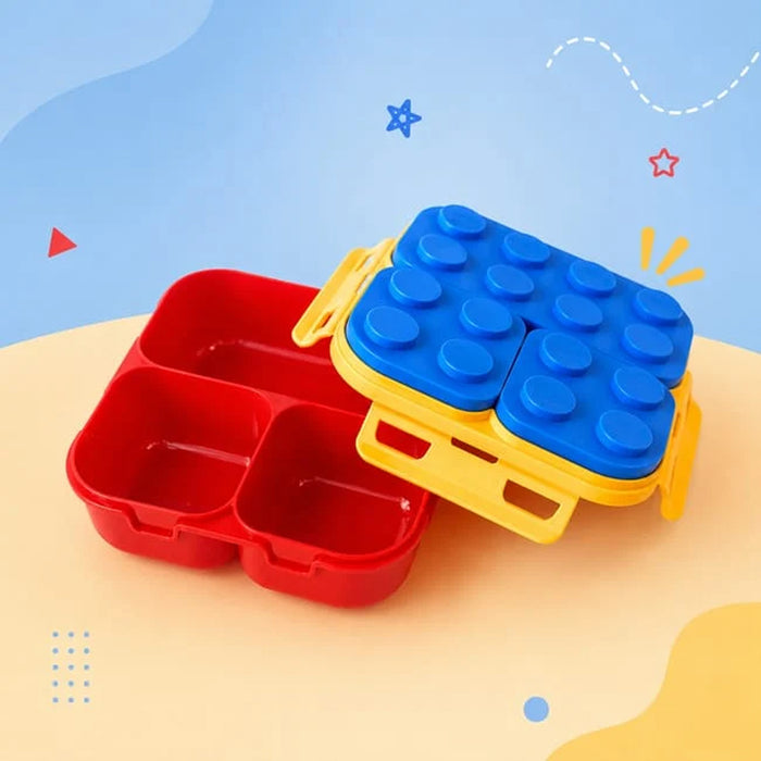 KIDS Lego Design Lunch Box -3 Food Compartments