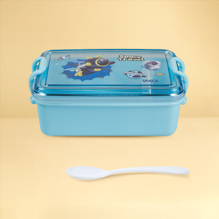 KIDS Astrunaut Printed Plastic Lunch Box