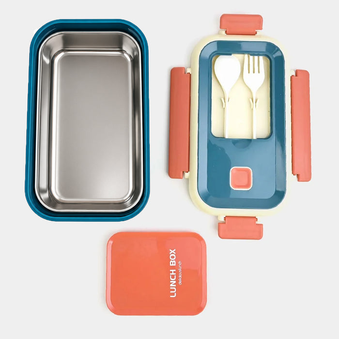 KIDS Stainless Steel Lunch Box with 2 Spoons