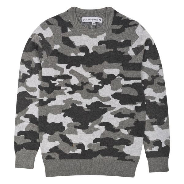 LCG Boy Grey Commando Style Sweater