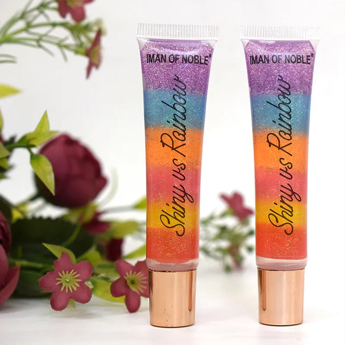 Lip gloss, natural lip oil, peach, heart, clear, long lasting, moisturizing - TinyTikes.pk