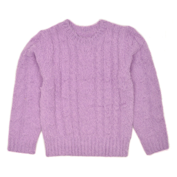 MC Girl Glamorous Knitted Purple Sweater