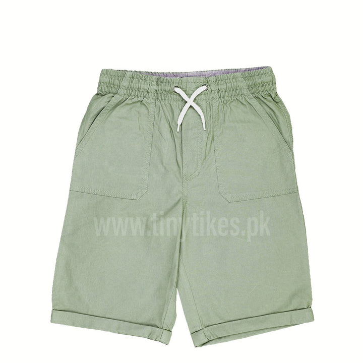 OSH KOSH Boys Cotton Shorts Plane Dark Sea Green Color - TinyTikes.pk