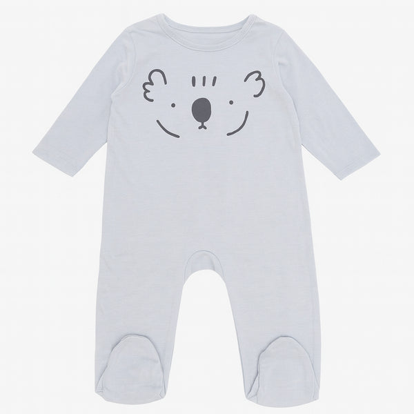 TX Baby Boy Sky Blue koala Printed Full Body Suit