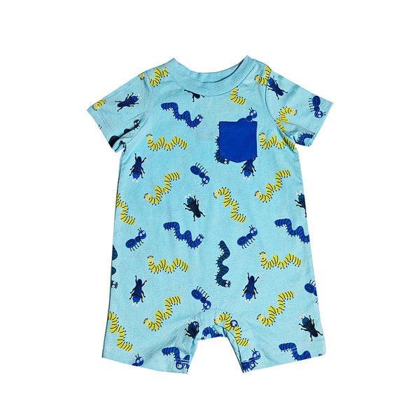 OK Boy Insect Print Bodysuit