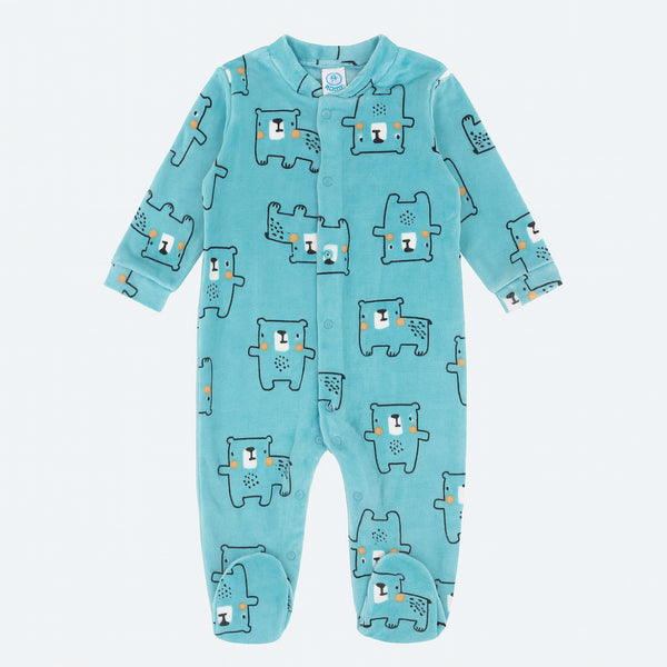 Boy Sky Animal Printed Romper