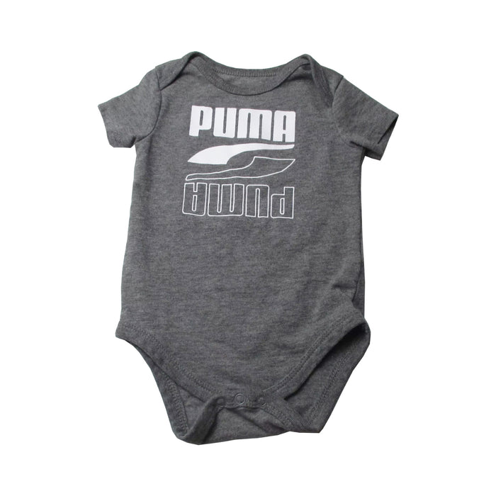 CA Boy Grey Printed Romper