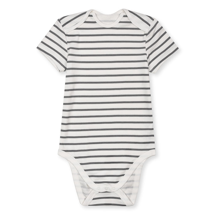 CA White And Grey Lining Romper