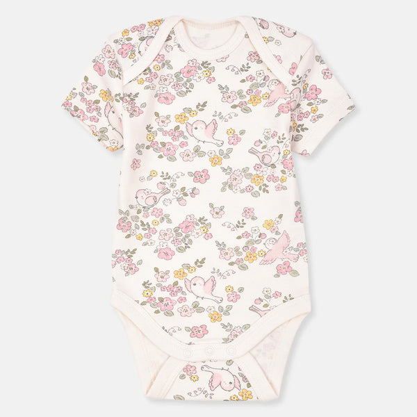 CA Girl Flower Print Romper