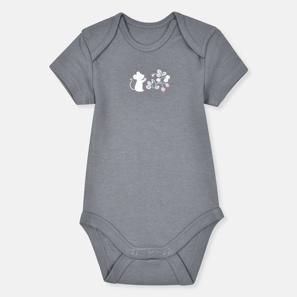 CA Girl Green Flower Printed Romper