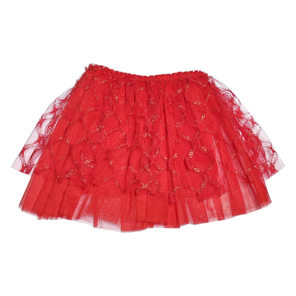 Girl Red Fancy Skirt