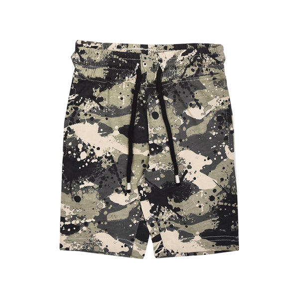 KC7 Boy Army Print Short