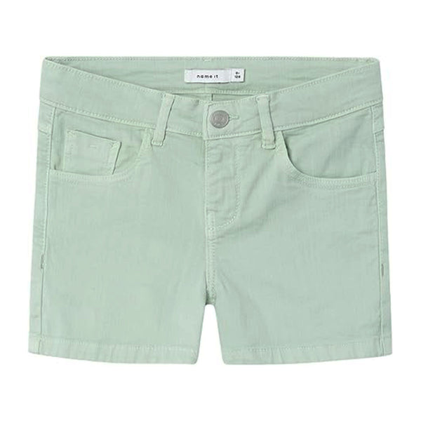 N IT Girls Sea Green Plane Short