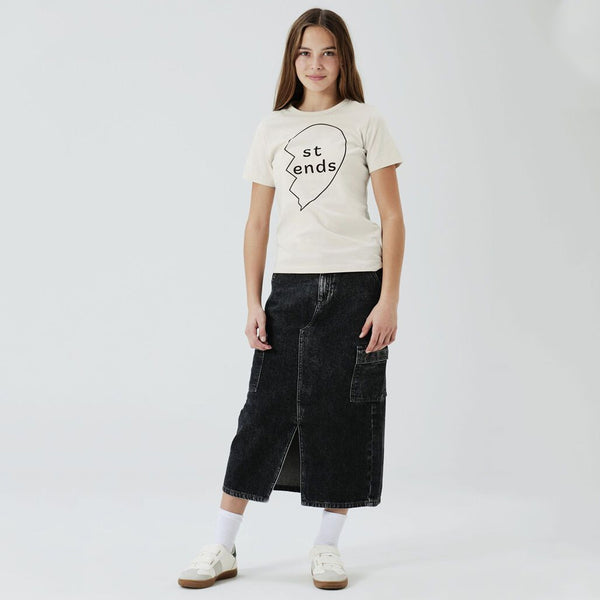 N IT Girl Six Pocket Denim Black Skirt