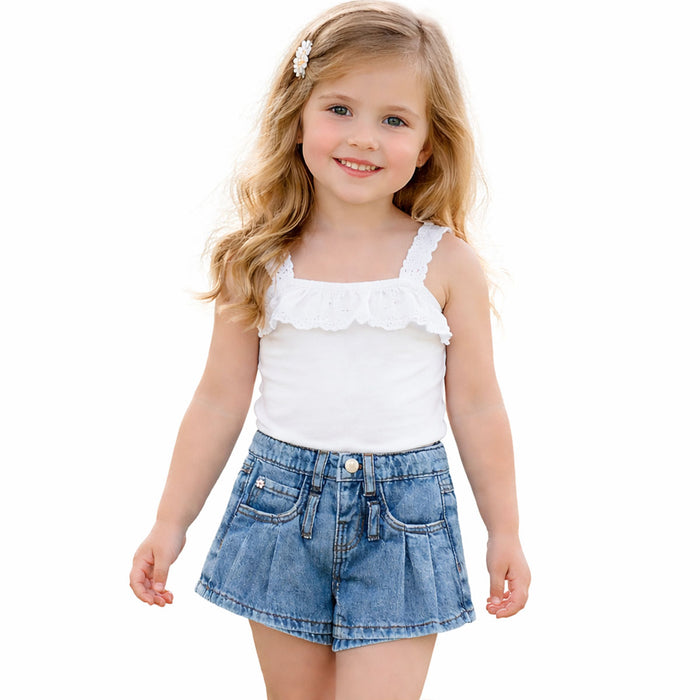 OM Girl Denim Blue Short