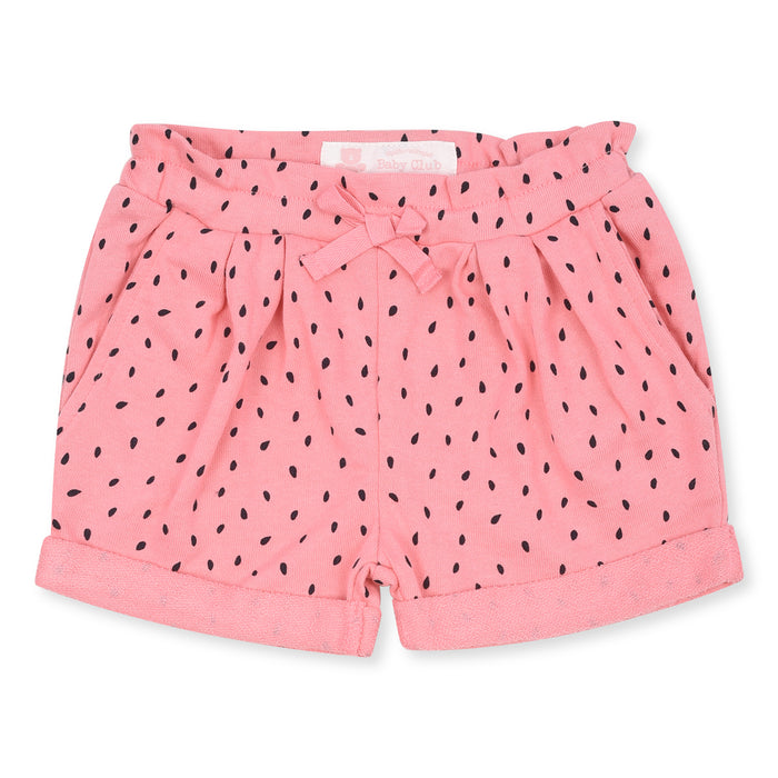 B CLUB Girl Pink Short With Black Dot's