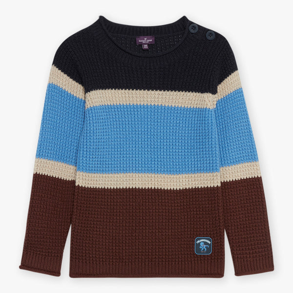 SM Boy Colorful Knitted long sleeves jersey