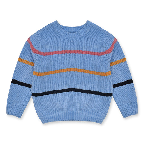 MC Boy Blue Multi Lining Sweater