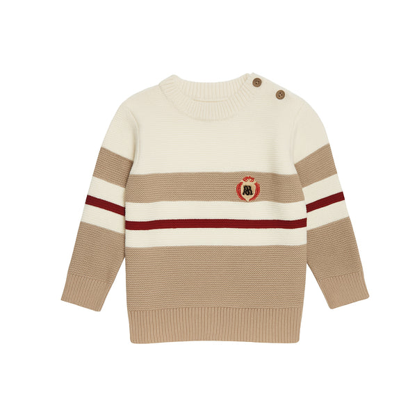 MC Boy Off White Sweater