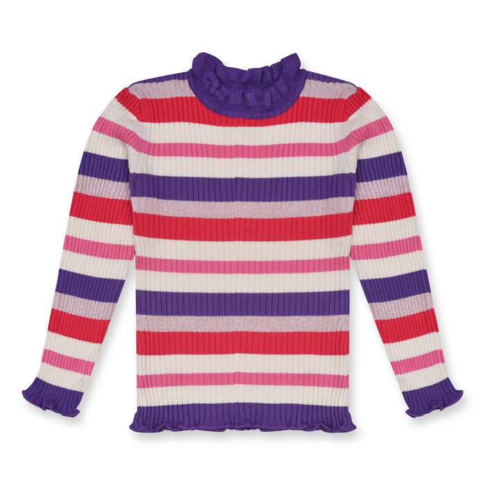 KD Girl Colorful Lining Sweater