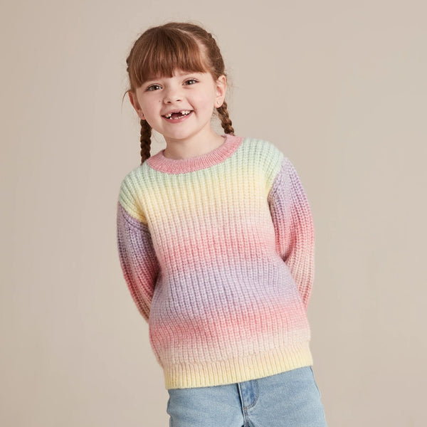 KIDS Girl Colorful Knitted Sweater