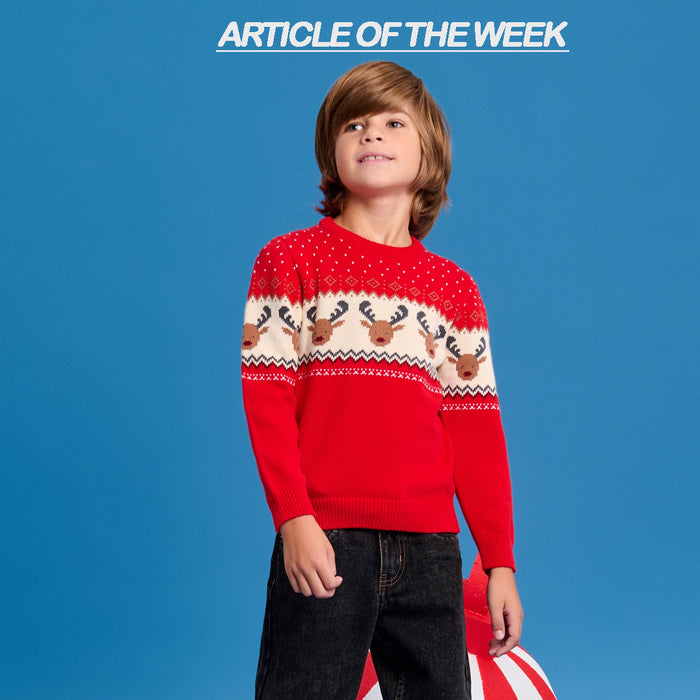 SIN SAY Reindeer Knitted Sweater