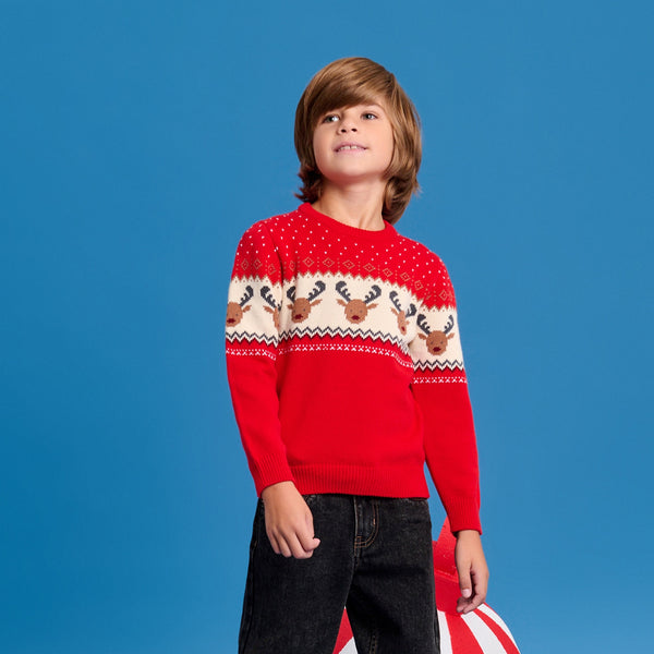 SIN SAY Reindeer Knitted Sweater