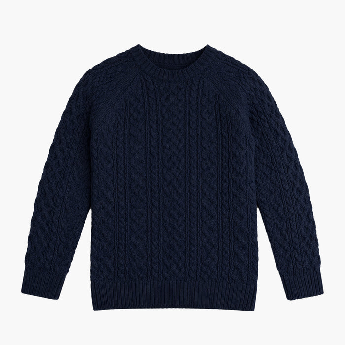 MC Girl Navy Blue Knitted Sweater