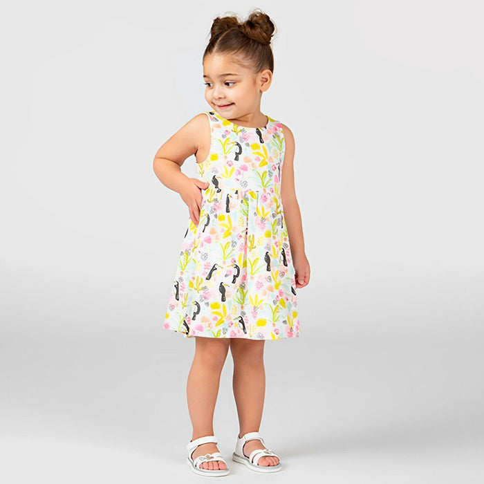 ORA Sleeveless Soft Jersey Cotton Frock - TinyTikes.pk