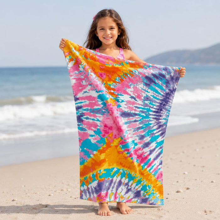 Tie & Dye Towel For Kids