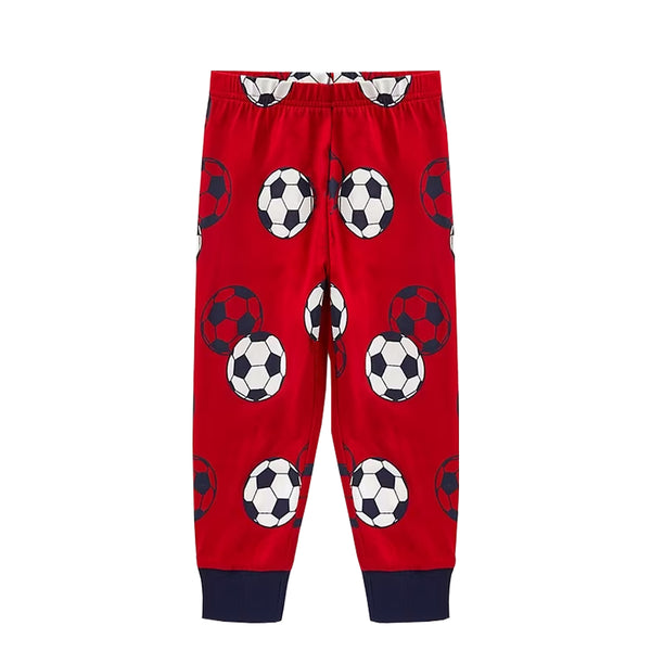 Boy Red Football Trouser