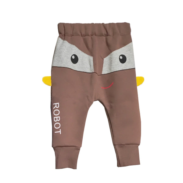 Boy Brown Color Fish Design Trouser